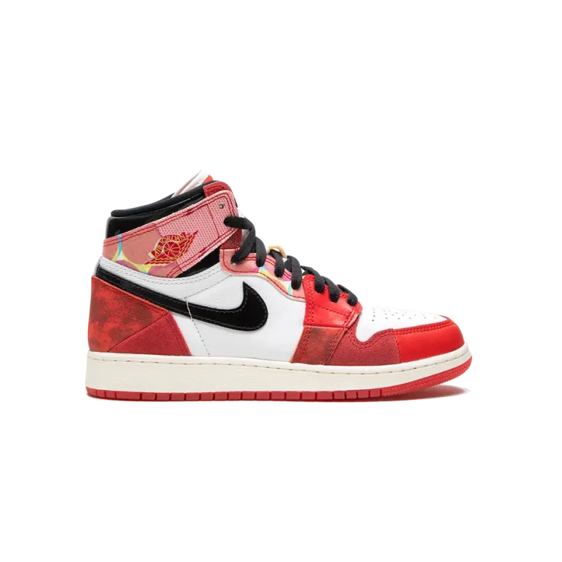 Jordan Air Jordan 1 High OG GS Spider-Man Across the Spider-Verse Grade School