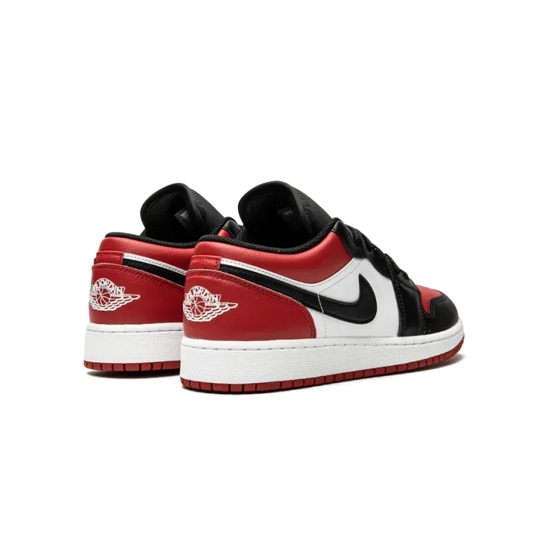 Jordan Air Jordan 1 Low GS Bred Toe Grade School