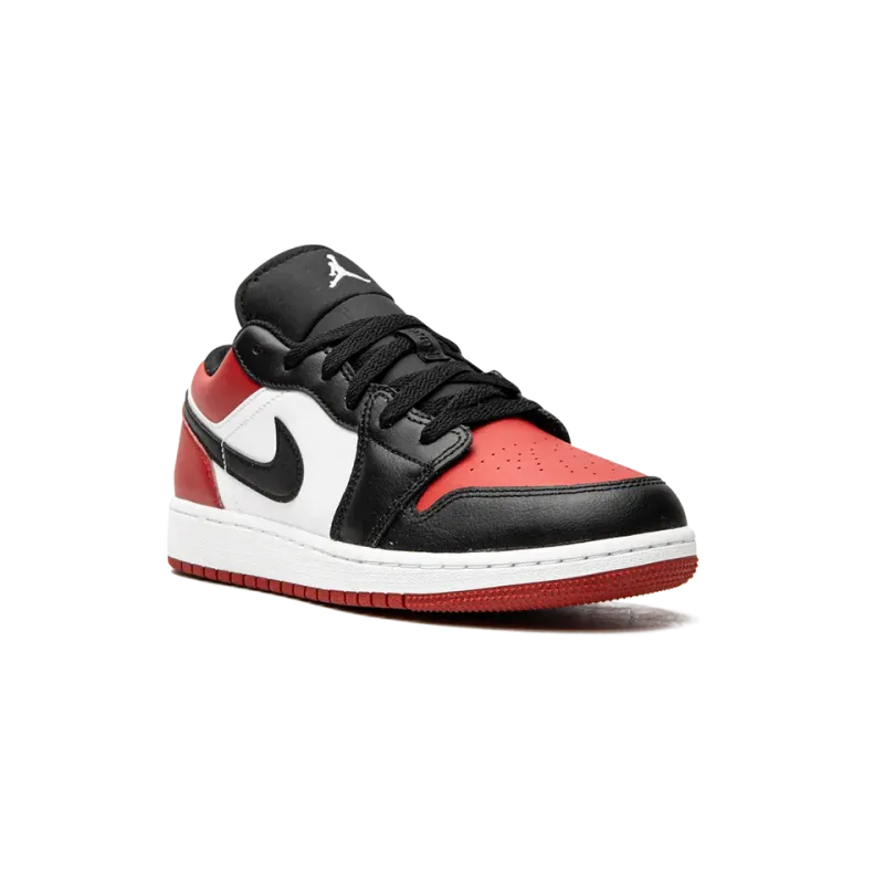 Jordan Air Jordan 1 Low GS Bred Toe Grade School