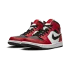 Jordan Air Jordan 1 Mid Chicago Black Toe Mens