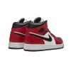Jordan Air Jordan 1 Mid Chicago Black Toe Mens