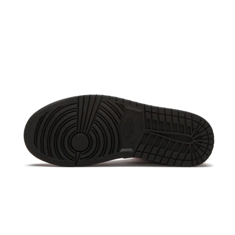 Jordan Air Jordan 1 Mid Chicago Black Toe Mens