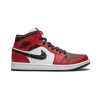 Jordan Air Jordan 1 Mid Chicago Black Toe Mens