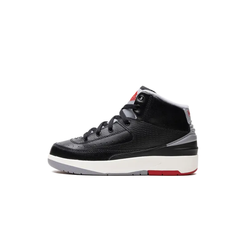 Jordan Air Jordan 2 Retro PS Black Cement Pre School