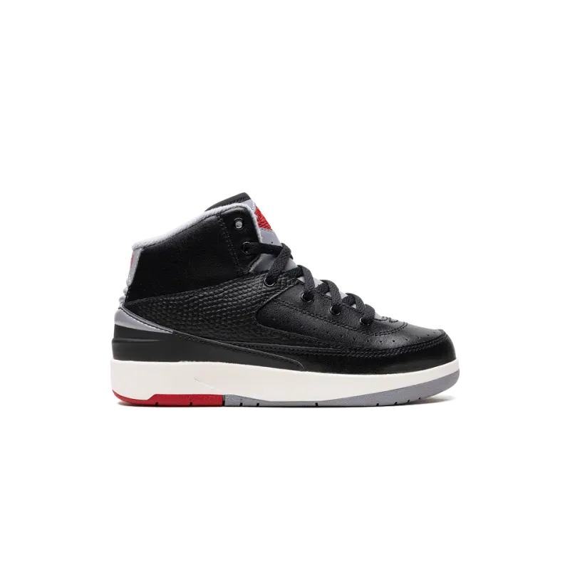 Jordan Air Jordan 2 Retro PS Black Cement Pre School