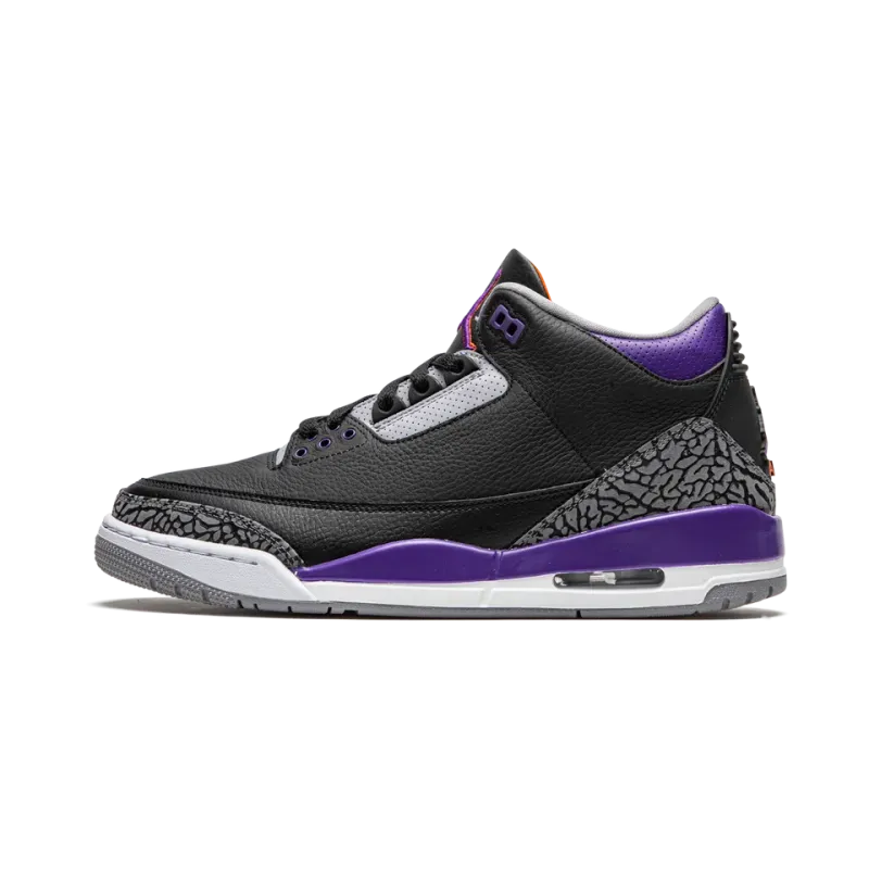 Jordan Air Jordan 3 Retro Court Purple Mens