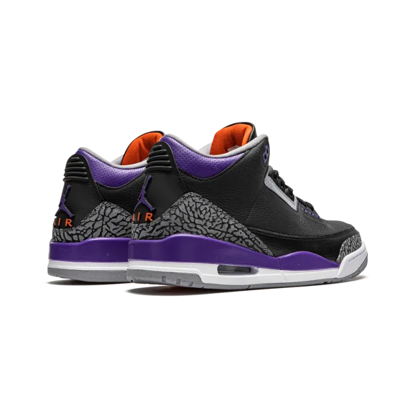 Jordan Air Jordan 3 Retro Court Purple Mens