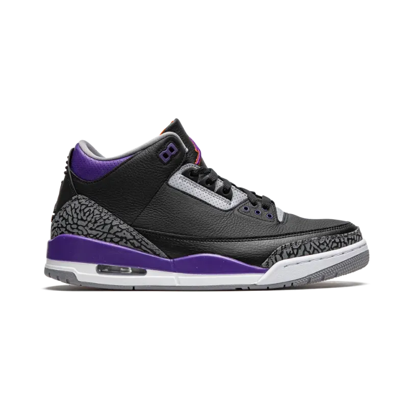 Jordan Air Jordan 3 Retro Court Purple Mens