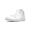 Jordan Air Jordan 1 Mid Triple White Mens