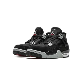 Jordan Air Jordan 4 GS Black Canvas Grade School