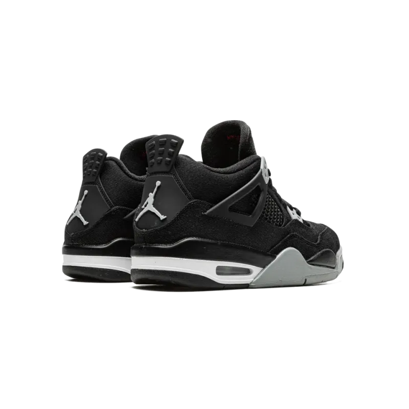 Jordan Air Jordan 4 GS Black Canvas Grade School
