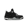 Jordan Air Jordan 4 GS Black Canvas Grade School
