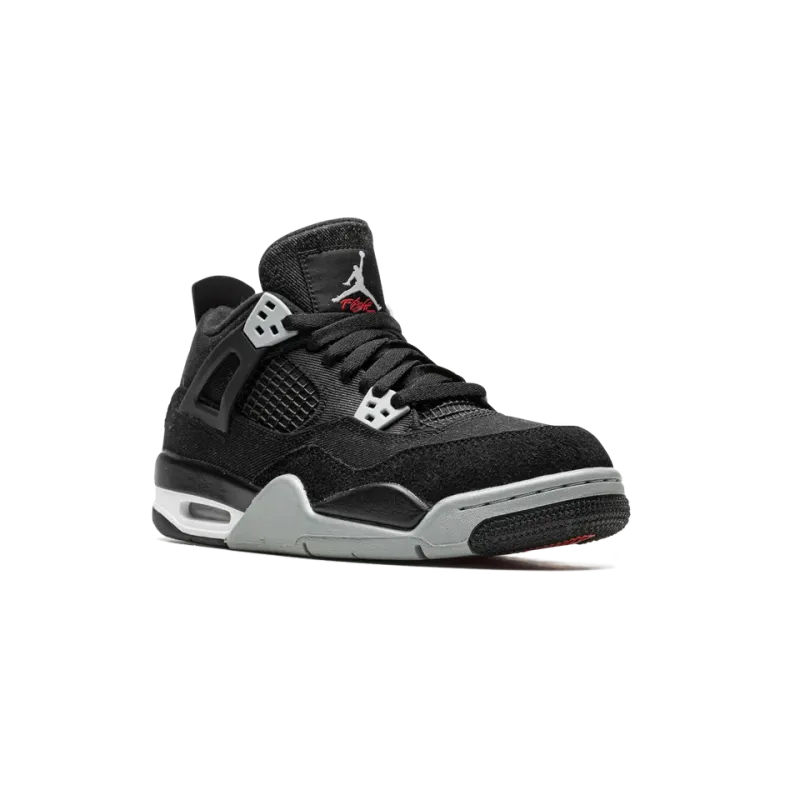 Jordan Air Jordan 4 GS Black Canvas Grade School