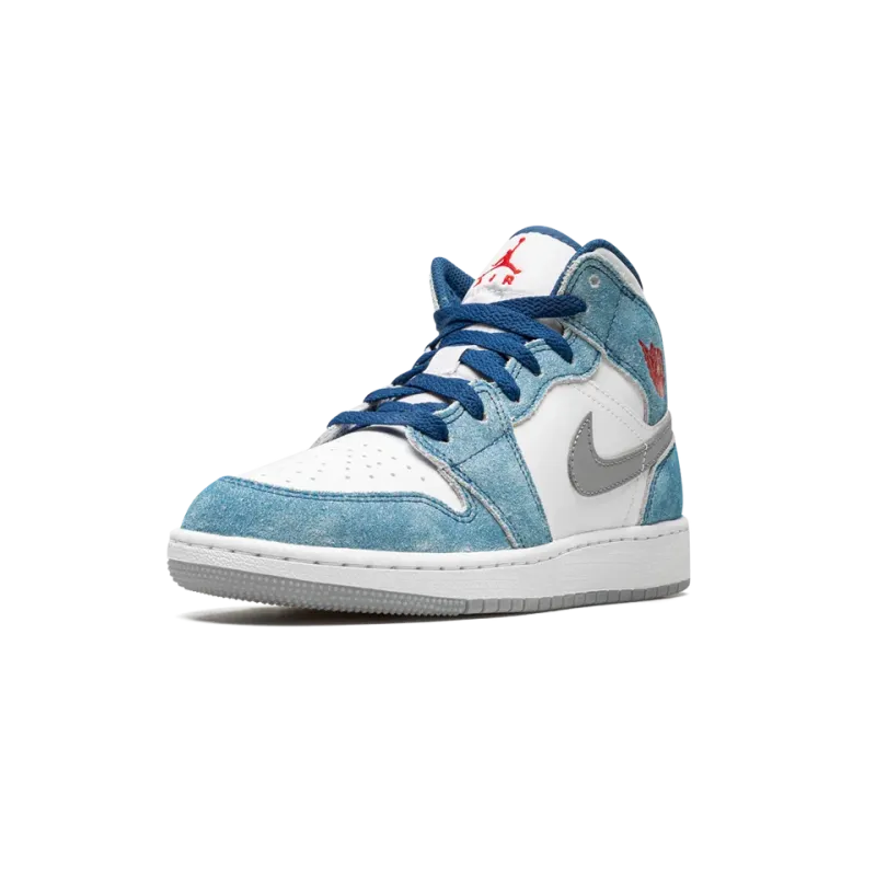 Jordan Air Jordan 1 Mid SE GS French Blue Grade School