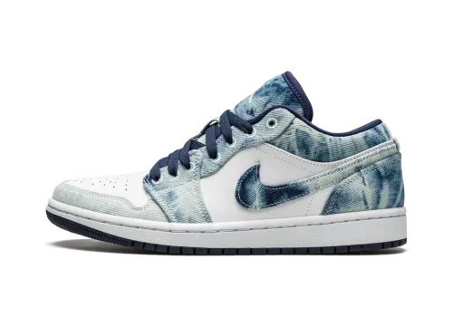 Jordan Air Jordan 1 Low SE Washed Denim Mens — Classic Denim Twist on an Icon