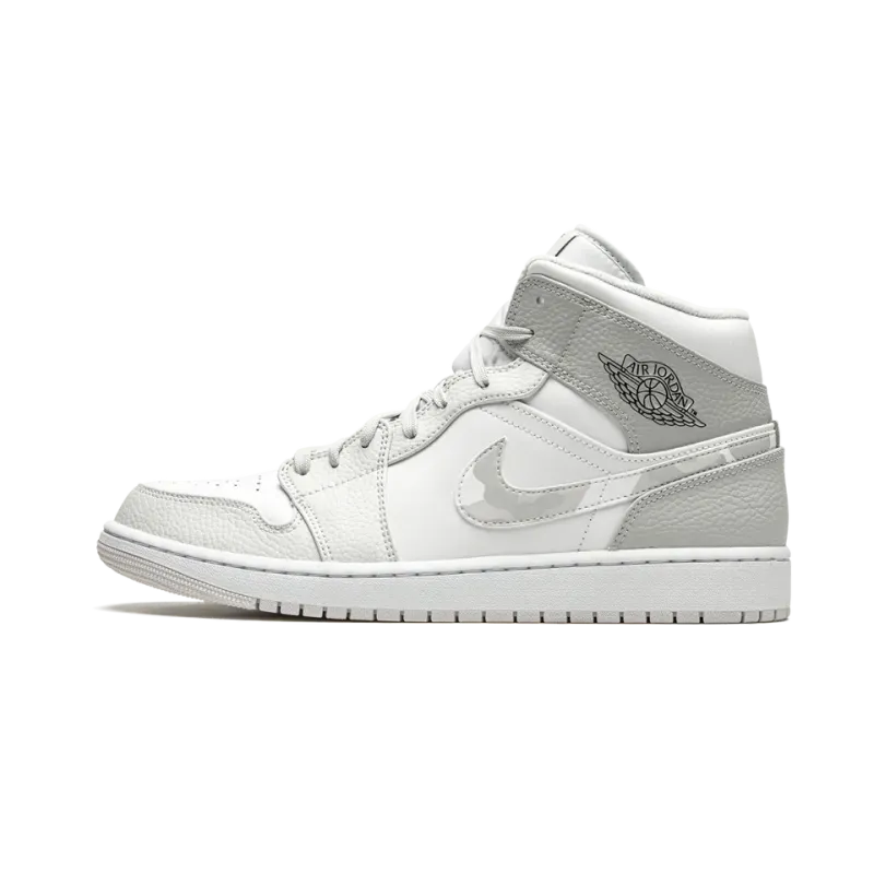 Jordan Air Jordan 1 Mid White Camo Mens