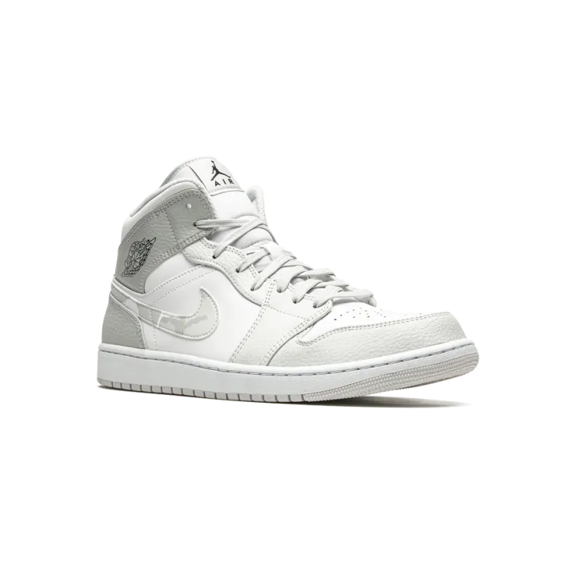 Jordan Air Jordan 1 Mid White Camo Mens