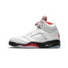 Jordan Air Jordan 5 Retro Fire Red Silver Tongue 2020 Mens