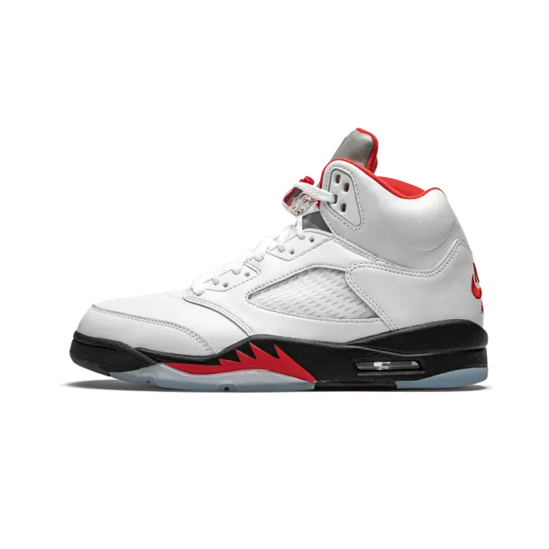 Jordan Air Jordan 5 Retro Fire Red Silver Tongue 2020 Mens