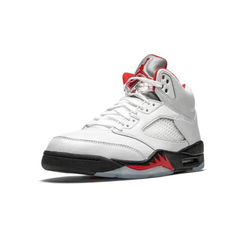 Jordan Air Jordan 5 Retro Fire Red Silver Tongue 2020 Mens