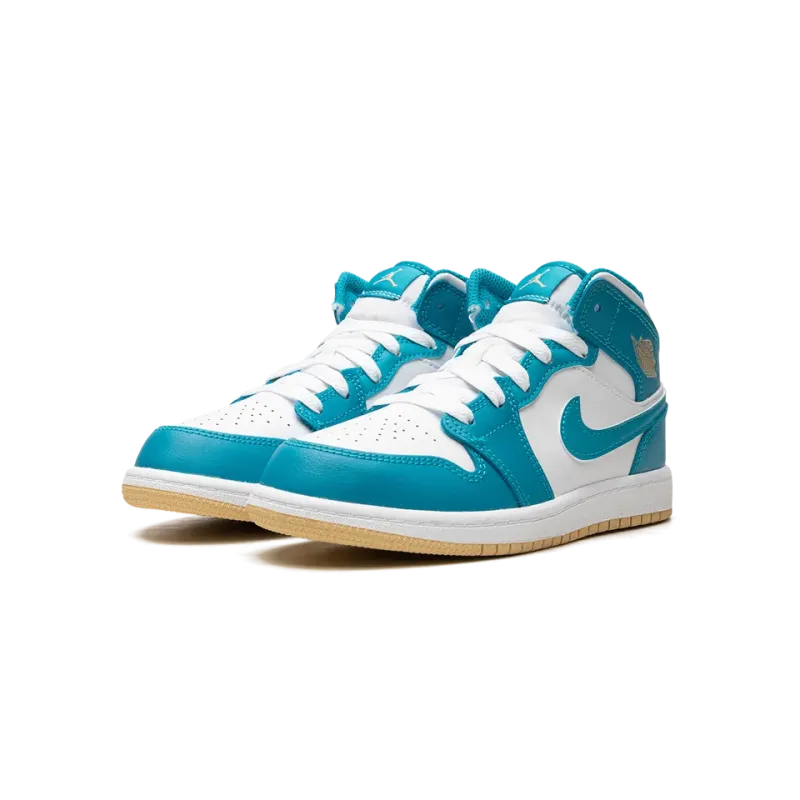 Jordan Jordan 1 Mid PS Aquatone Pre School