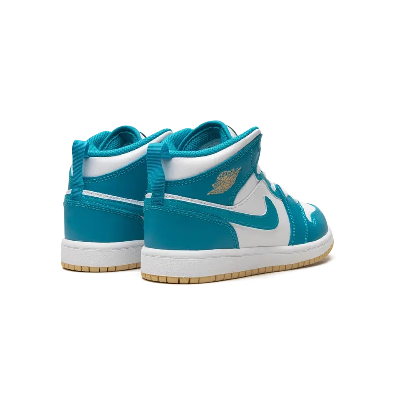 Jordan Jordan 1 Mid PS Aquatone Pre School