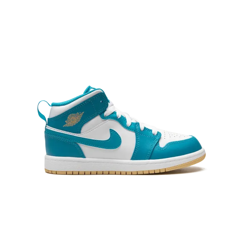 Jordan Jordan 1 Mid PS Aquatone Pre School