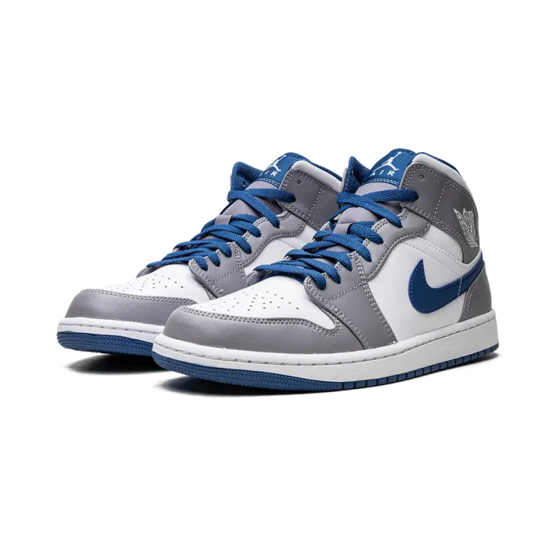 Jordan Air Jordan 1 Mid True Blue Mens