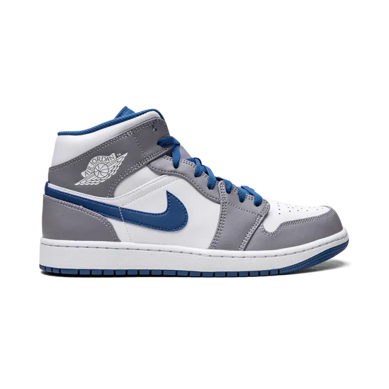 Jordan Air Jordan 1 Mid True Blue Mens