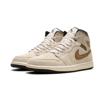 Jordan Air Jordan 1 Mid Brown Elephant Mens