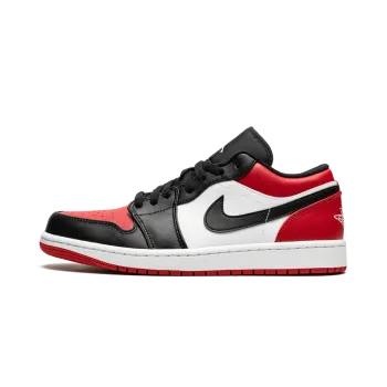 Jordan Air Jordan 1 Low Bred Toe Mens