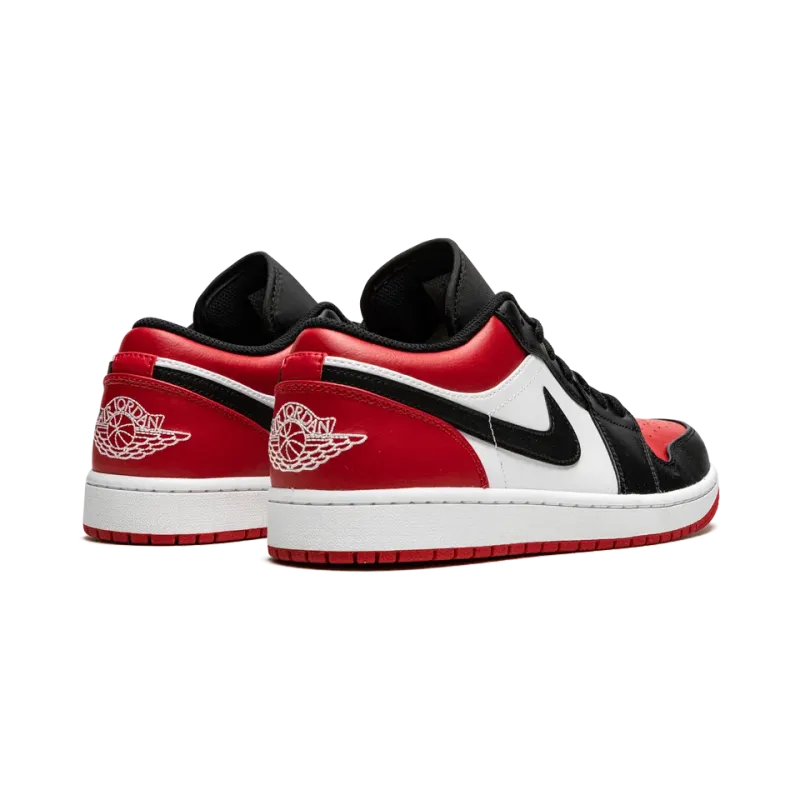Jordan Air Jordan 1 Low Bred Toe Mens