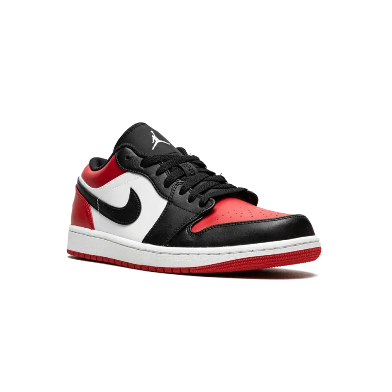 Jordan Air Jordan 1 Low Bred Toe Mens