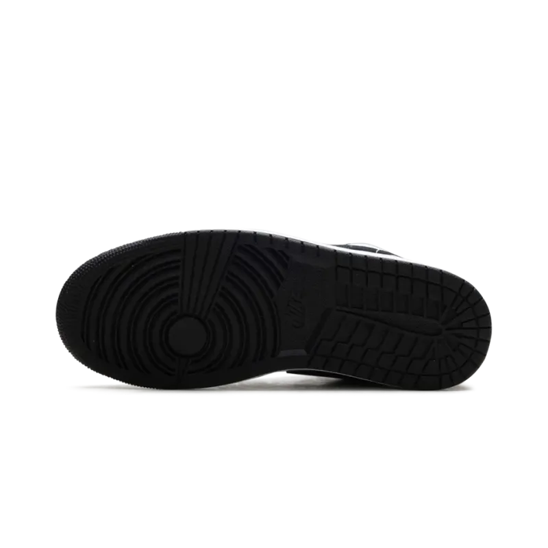 Jordan Jordan 1 Low SE White Fire Red Black Matte Silver Mens