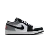 Jordan Jordan 1 Low SE White Fire Red Black Matte Silver Mens