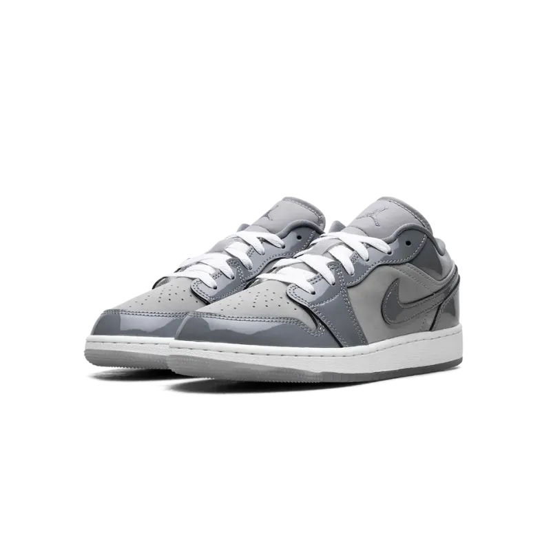 Jordan Jordan 1 Low SE GS Medium Grey Cool Grey White Grade School