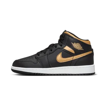 Jordan Air Jordan 1 Mid GS black Grade School