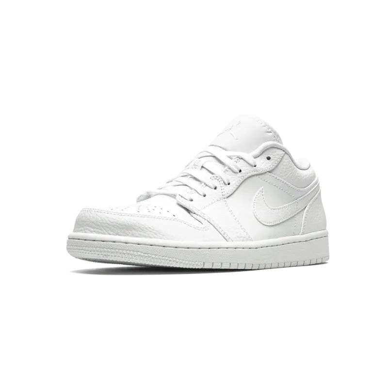 Jordan Air Jordan 1 Low Triple White Mens