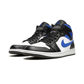 Jordan Air Jordan 1 Mid Racer Blue / Black / White Mens