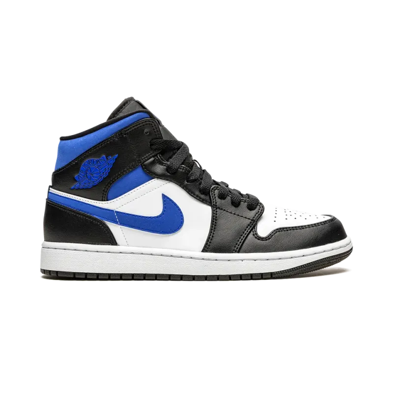 Jordan Air Jordan 1 Mid Racer Blue / Black / White Mens