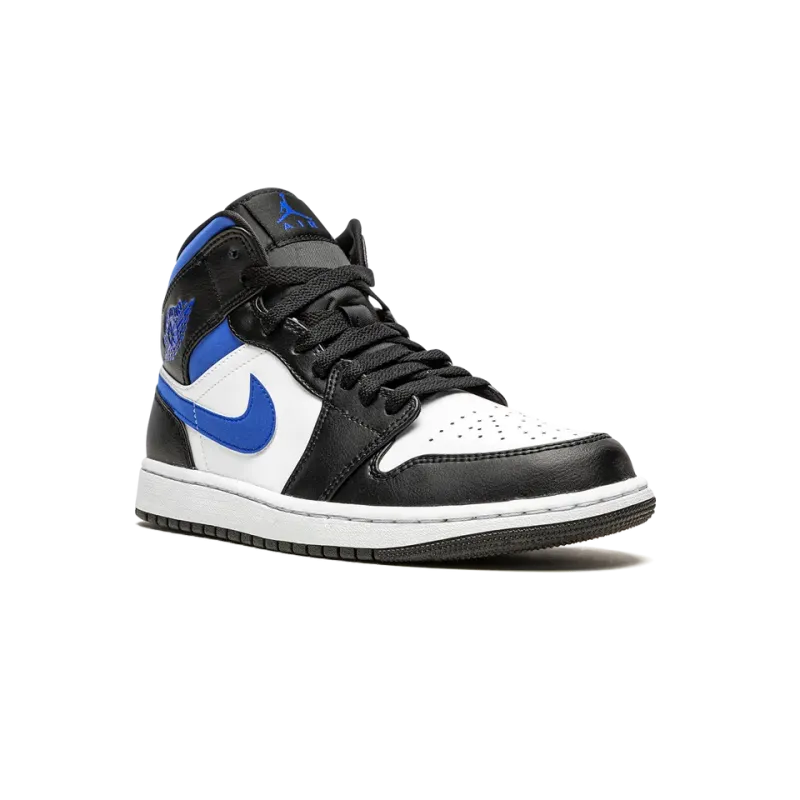 Jordan Air Jordan 1 Mid Racer Blue / Black / White Mens