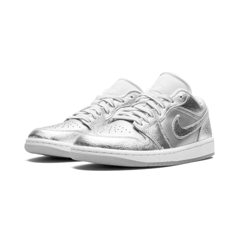 Jordan Air Jordan 1 Low SE WMNS Metallic Silver Womens