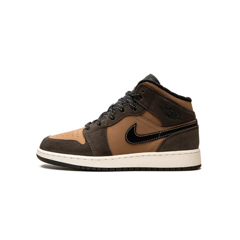 Jordan Air Jordan 1 Mid SE GS Earth Tone Grade School