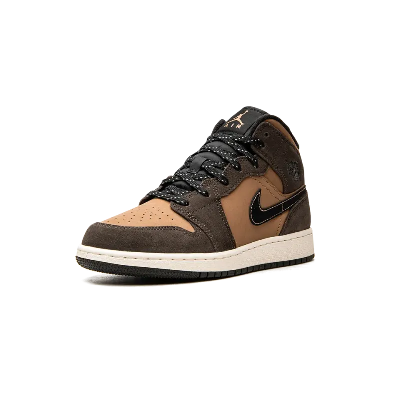 Jordan Air Jordan 1 Mid SE GS Earth Tone Grade School