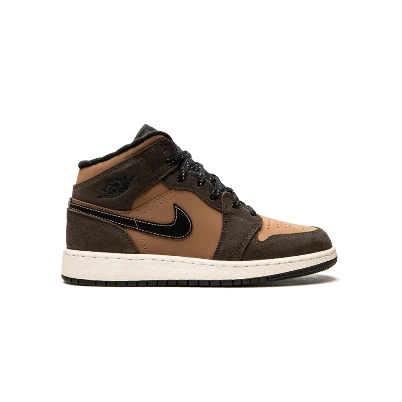 Jordan Air Jordan 1 Mid SE GS Earth Tone Grade School
