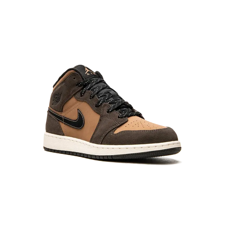 Jordan Air Jordan 1 Mid SE GS Earth Tone Grade School
