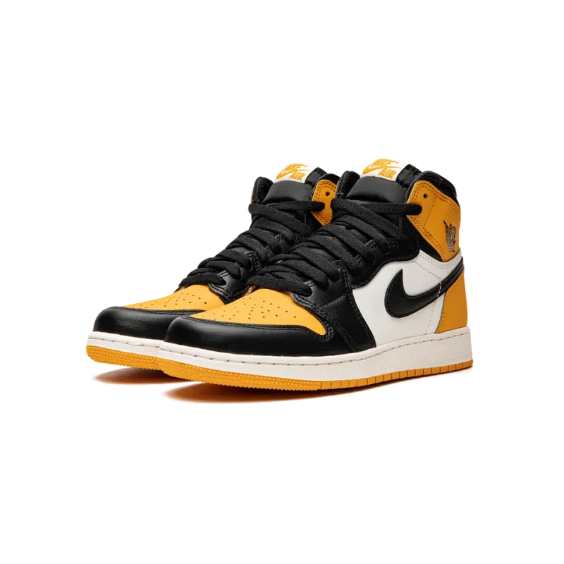 Jordan Air Jordan 1 GS Yellow Toe Grade School