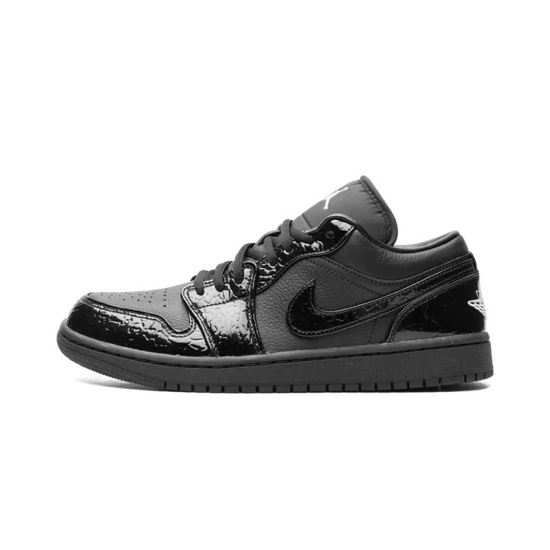 Jordan Air Jordan 1 WMNS Black Croc Womens