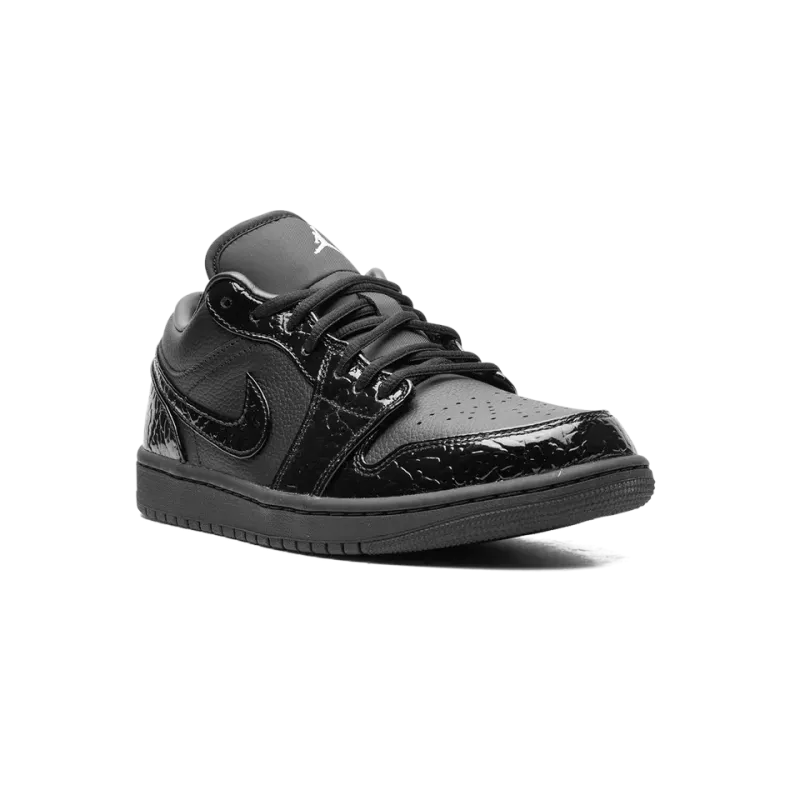 Jordan Air Jordan 1 WMNS Black Croc Womens