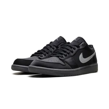 Jordan Jordan 1 Low Black White Dark Smoke Grey Mens